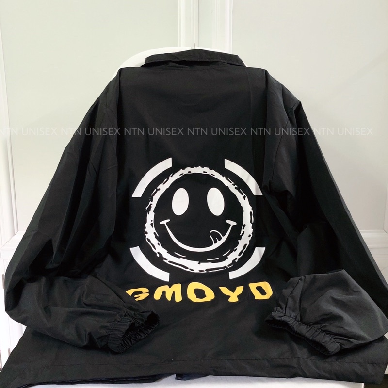 Áo Khoác Dù Jacket 2 Lớp Logo In DMOYD Phong Cách Hàn Quốc