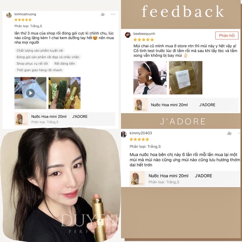 Nước Hoa mini 20ml J’ADORE