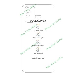 Dán dẻo PPF Oneplus 9R mặt lưng – Tặng cường lực camera
