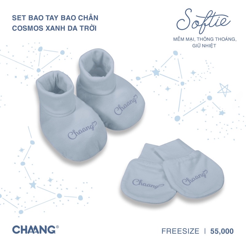 Chaang set bao tay bao chân cho bé AW2022D13