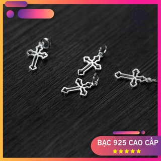 Charm bạc thánh giá mặt treo