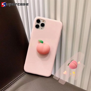Ốp điện thoại mềm họa tiết trái đào 3d cho Samsung Galaxy S9/S8 Plus/S9 +/S8 +/S7/S6 Edge/J2 Prime/J8 2018