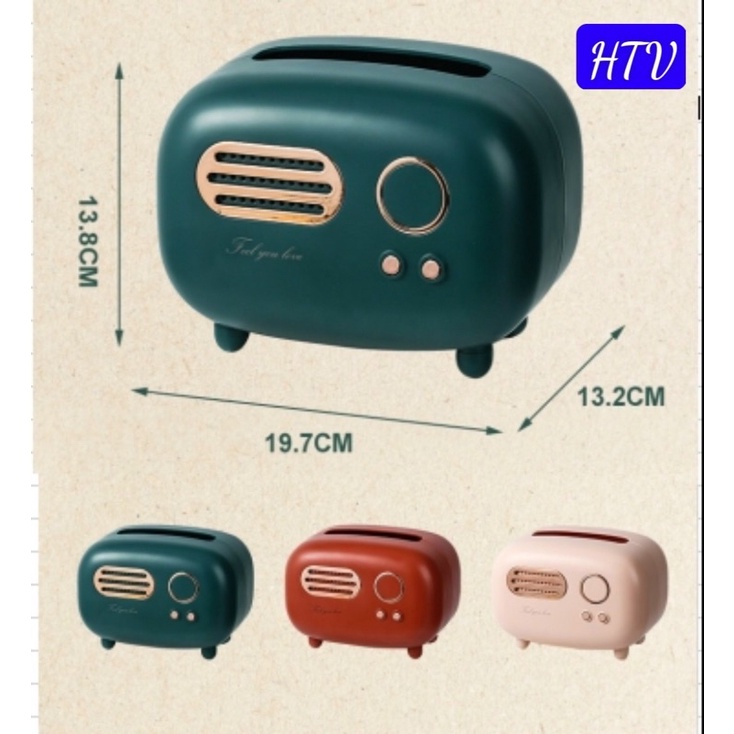 Hộp Giấy RADIO cổ điển,thời trang và tinh tế,mang hơi hướng Vitage