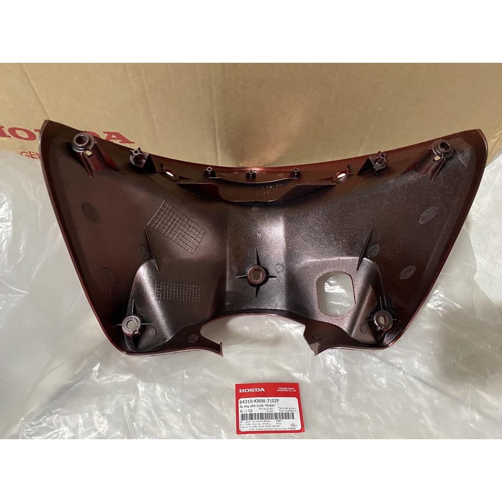 Ốp ống yếm trước - ốp ổ khóa HONDA WAVE RSX110 năm 2010 màu Đỏ.