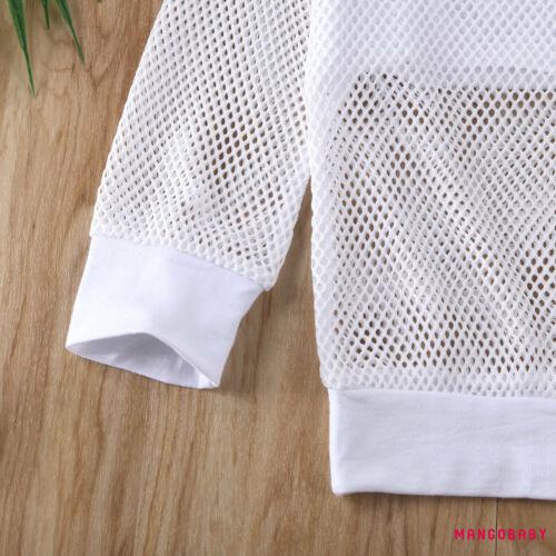 Set Áo Hoodies Có Nón Dài Tay + Chân Váy Lưới Xinh Xắn Cho Bé Gái Từ 1-6 Tuổi
