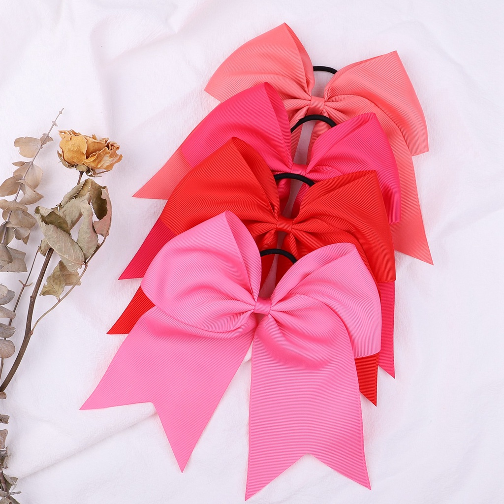 RainBow Bows 1 Dây Buộc Tóc Nhiều Màu Sắc Dễ Thương Cho Bé Gái