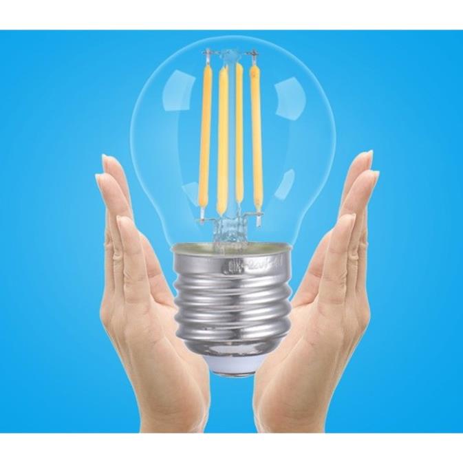 Dây đèn bóng led edison G45 1.5 mét 3 bóng 4w đèn trang trí