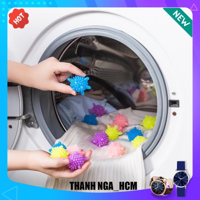 Combo 5 quả bóng giặt nhím cầu gai giặt đồ máy giặt siêu sạch 1140