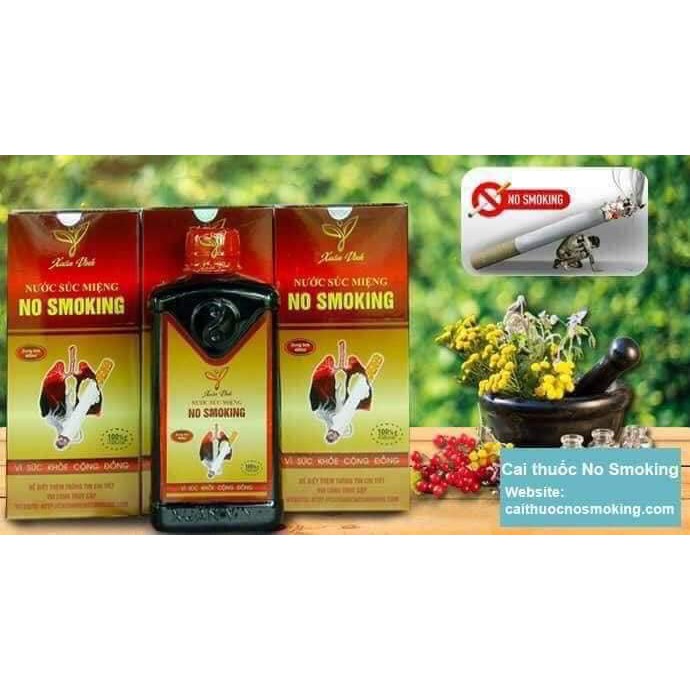 Cai thuốc lá No smoking Xuân vinh