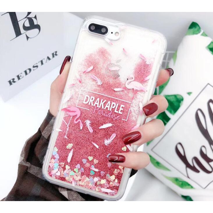HUAWEI Y5 2017 Y9 2019 P8 P9 P10 LITE Flamingo Liquid Soft Case Phone Cover Protector Shockproof