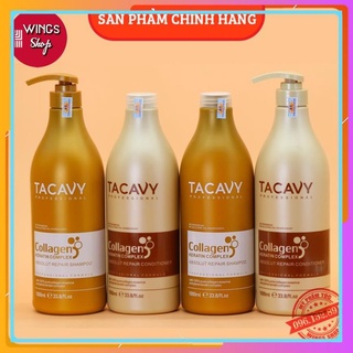 Cặp dầu gội xả tacavy⚡ freeship ⚡cặp dầu gội xả tacavy giảm gãy rụng, phục hồi tóc hư tổn, khô xơ c