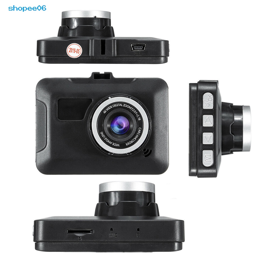 Camera hành trình Dashcam 2.2 inch độ bền cao dễ lắp đặt cho xe ATV kèm phụ kiện