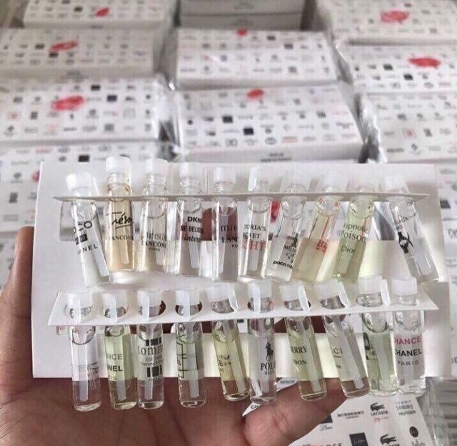 Combo 10set Nước hoa test-20 chai mini/ set | Thế Giới Skin Care