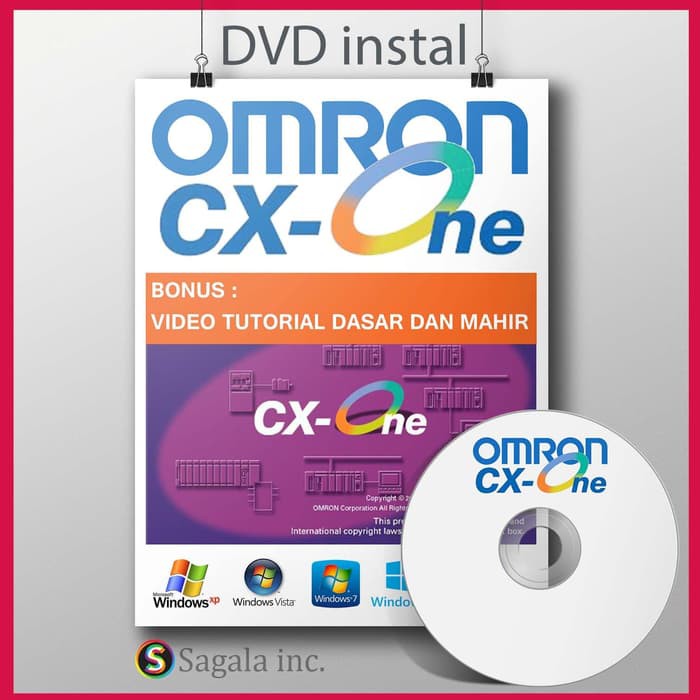 Bộ phần mềm Plc Omron CX ONE 4.4 Bonus Video Tutorial CXONE 4.4