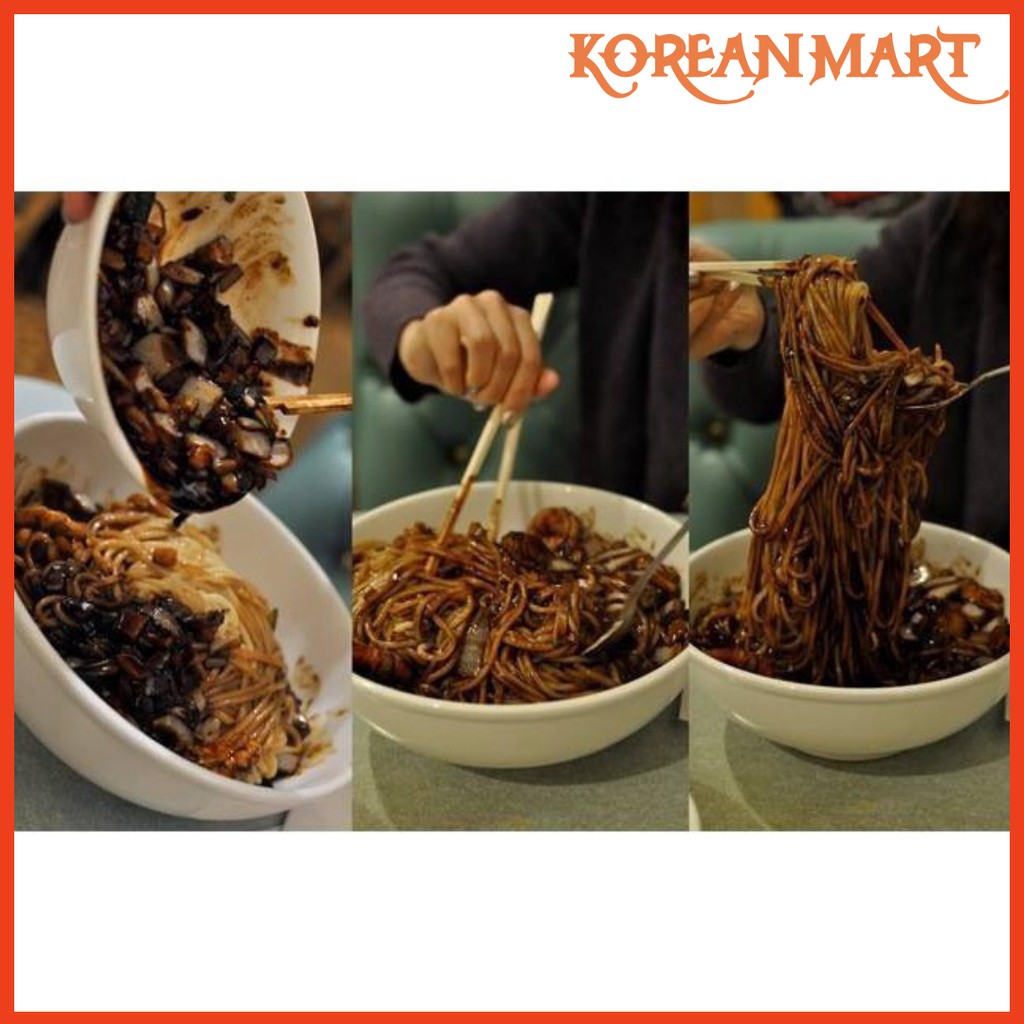 500GR MÌ SỢI LỚN OTTOGI + 250GR SỐT TƯƠNG ĐEN