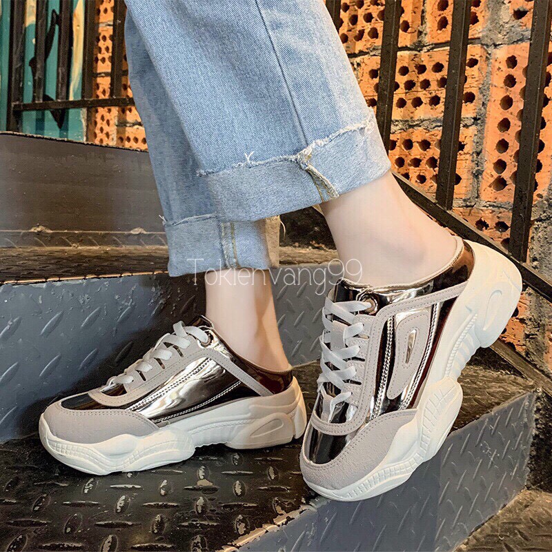 GIÀY SỤC THỂ THAO NỮ ĐỘN ĐẾ TRÁNG BẠC SIÊU ÊM 0011 | BigBuy360 - bigbuy360.vn