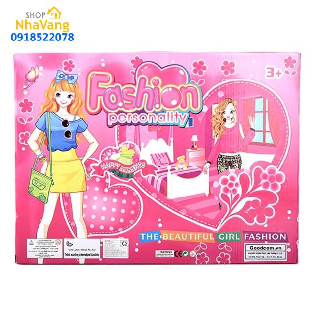 HCM Bộ sưu tập thời trang đại gia đình búp bê Barbie vui nhộn