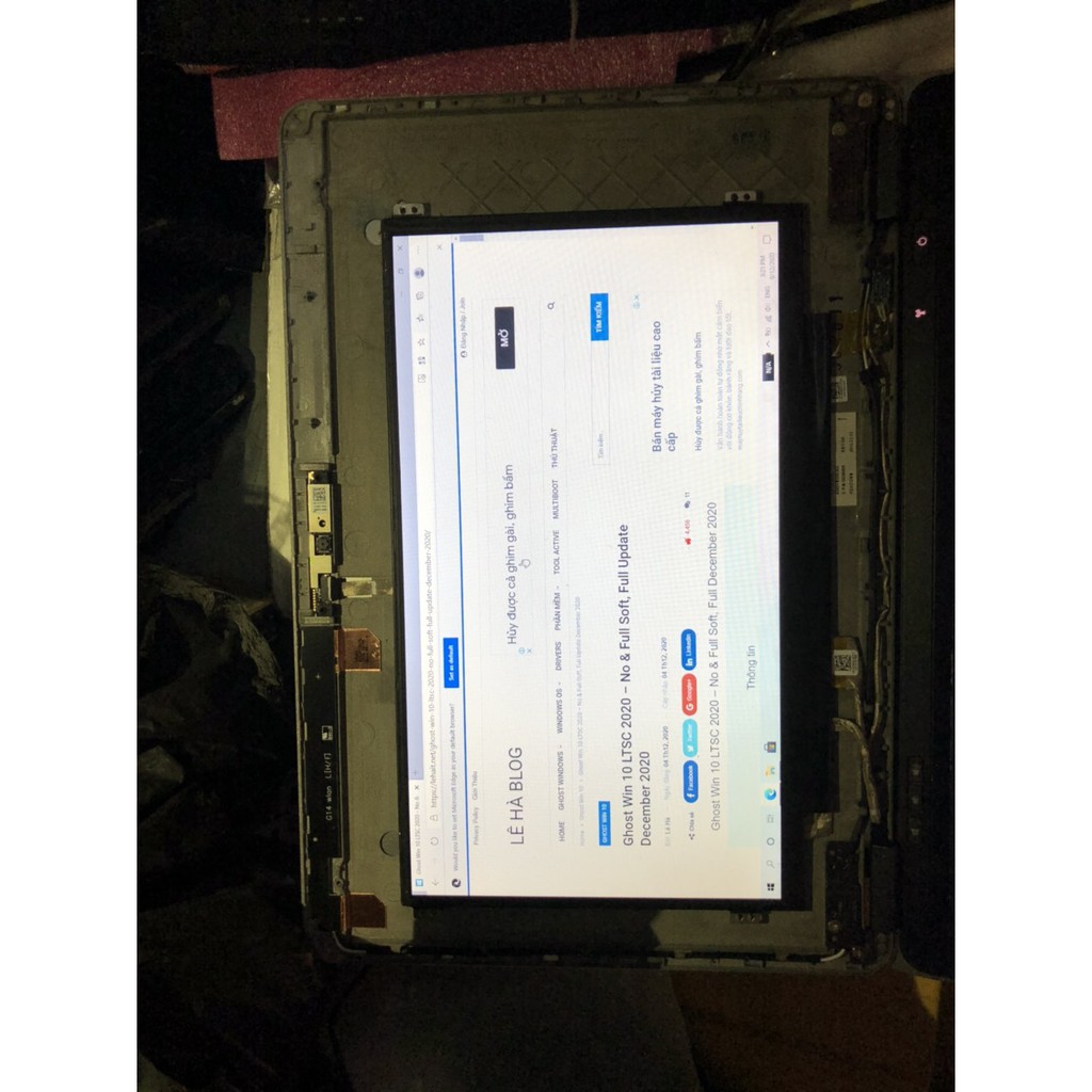 Màn hình Laptop 11.6 inch slim 30pin 2 tai bên hông đã test