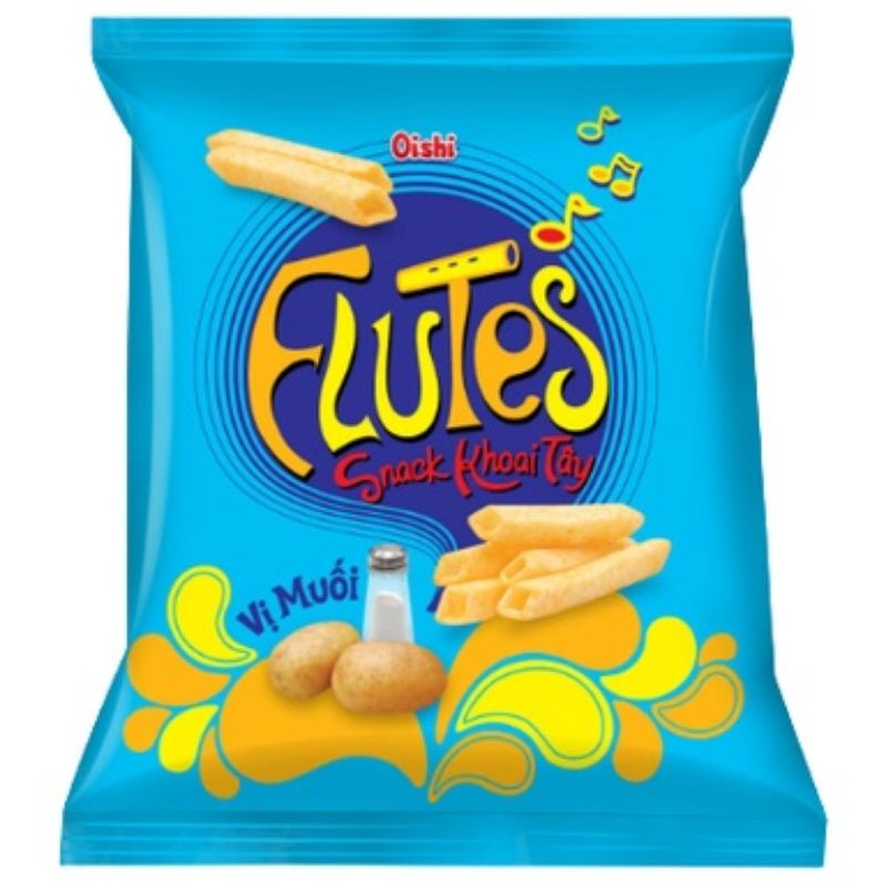 Combo 5 gói bánh snack oishi 75g to chà bá