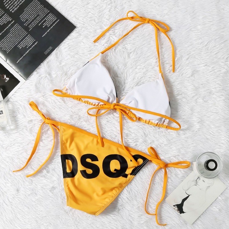 [BKN1013] &lt;BRAND&gt; SET BIKINI DSQUA.RED2 VÀNG