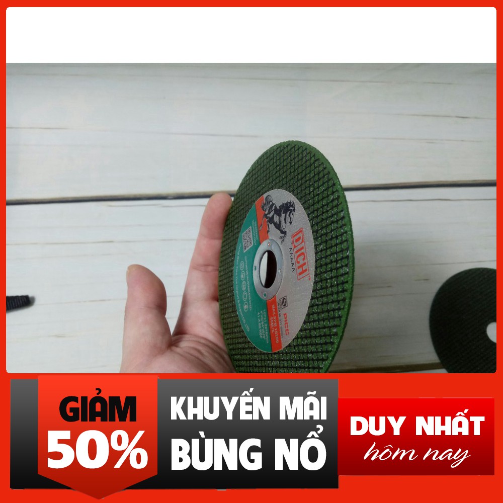 [HÀNG CHÍNH HÃNG] [ ẢNH THẬT]   ĐÁ CẮT 100MM NGỰA XANH 1 HỘP 50 VIÊN  [CHO KHÁCH XEM HÀNG]