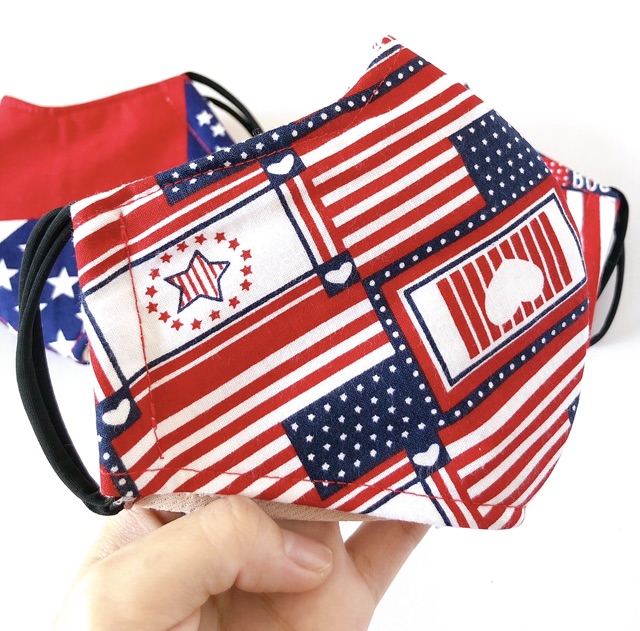 Khẩu trang vải cờ Mỹ | BigBuy360 - bigbuy360.vn