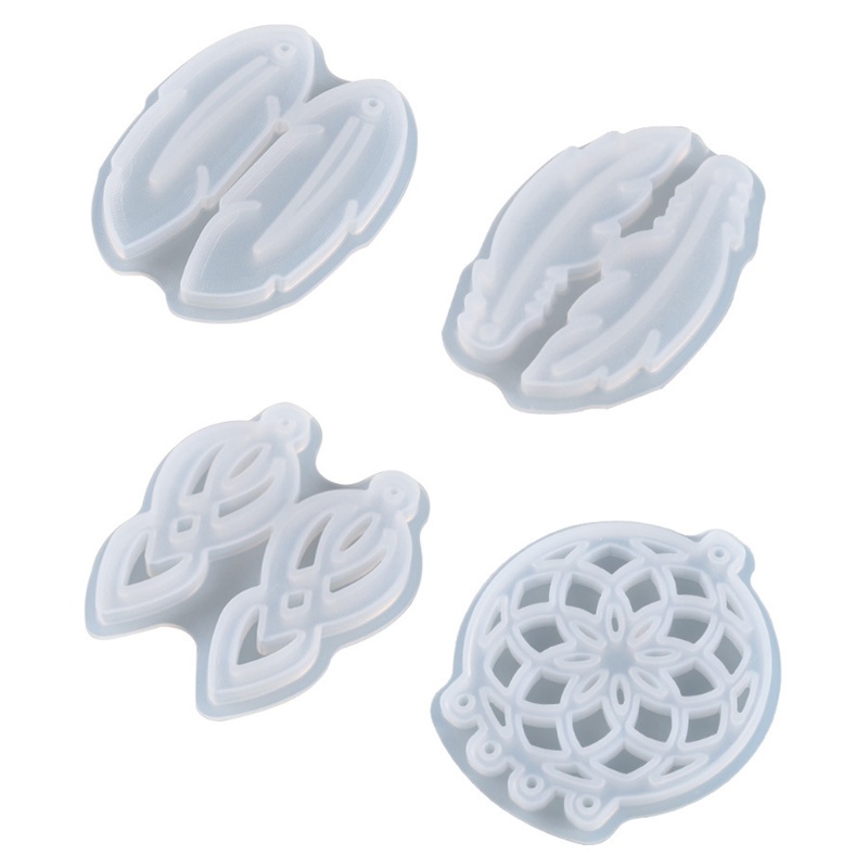 San * Khuôn Làm Móc Khóa Resin Diy Hình Dream Catcher Dễ Tháo Rời