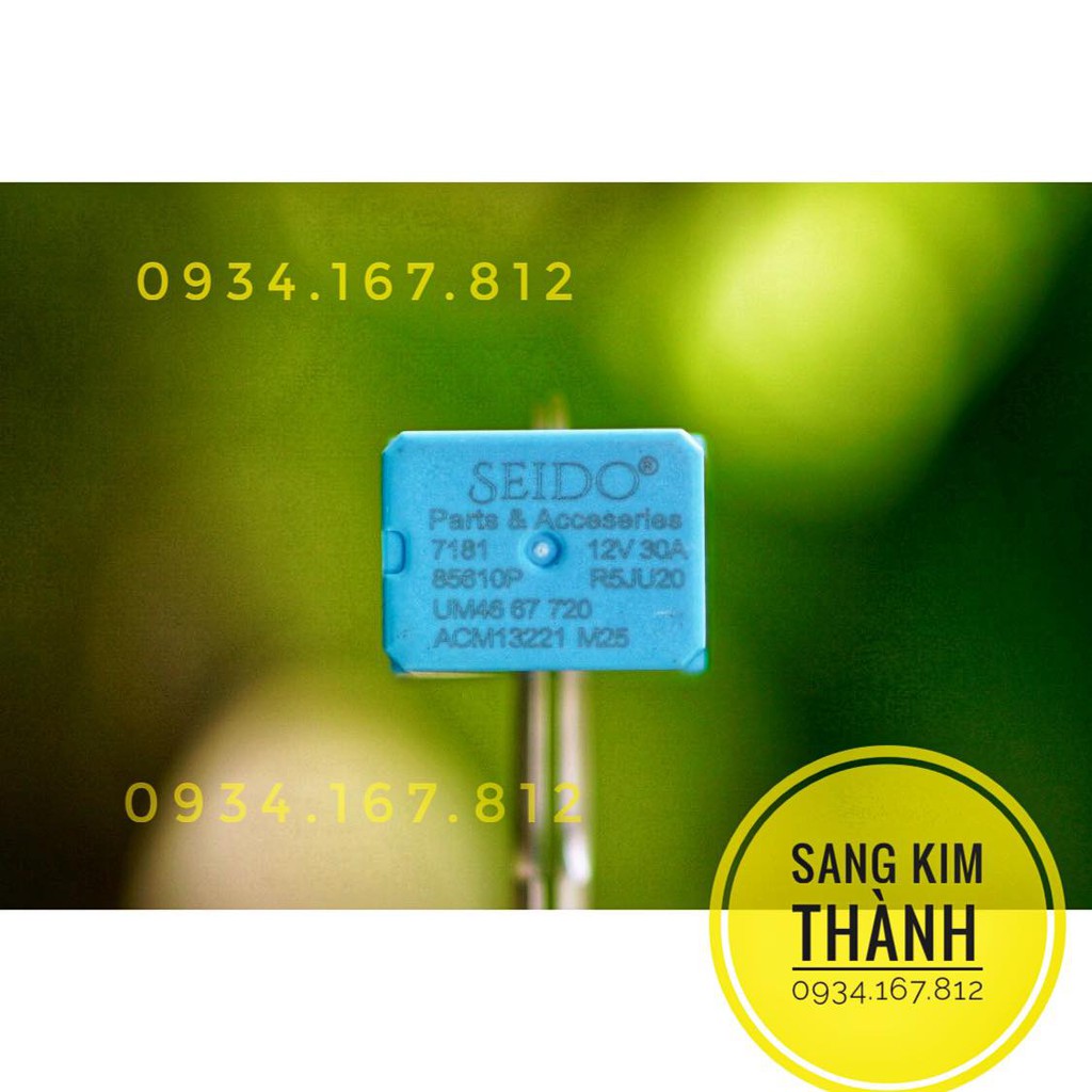 Relay Seido 12V-30A DC 5 Chân Chính Hãng