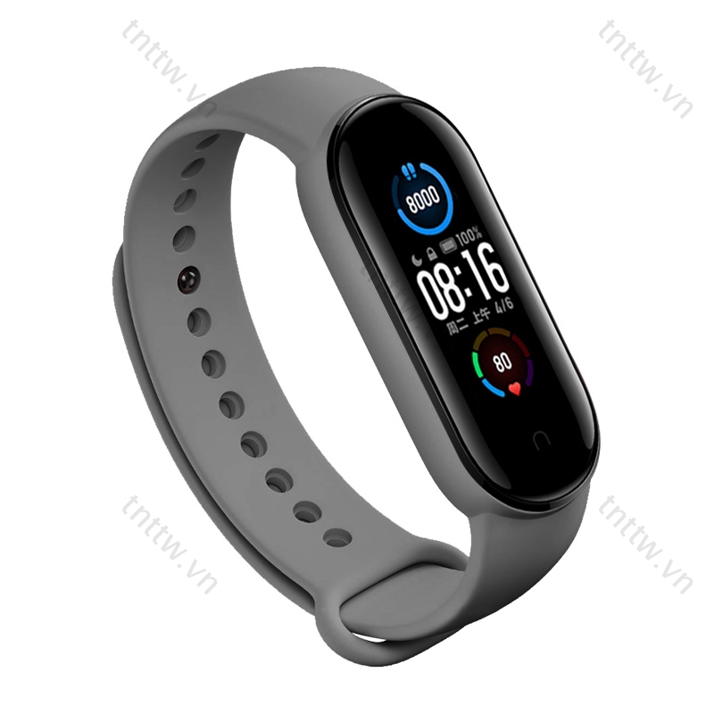 Dây đeo cao su Mi band 5, miband 6 chính hãng - dây đeo cao su thay thế mi band 6, miband 5 mi smart band 6 Dây Đeo Thay Thế Chất Liệu Silicon Màu Trơn Cho Xiaomi Mi Band 5  Band5 strap