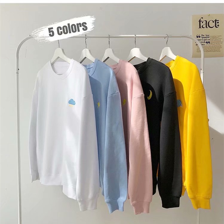 Asonir dáng rộng size lớn in hình phong cách Hàn Quốc cho nam 5 màu tùy chọn size M-5Xl