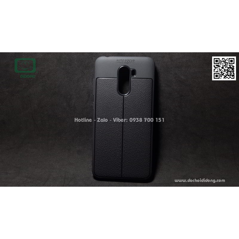 Ốp lưng Xiaomi Pocophone F1 Auto Focus dẻo lưng da