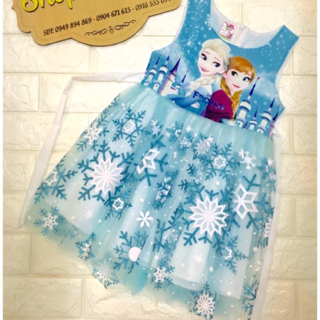 Váy elsa 12-15kg