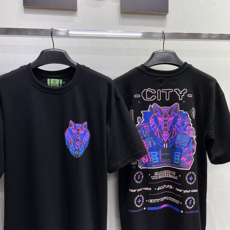 Áo thun tay lỡ HADES City tee Nam nữ cotton Kun Shop | BigBuy360 - bigbuy360.vn