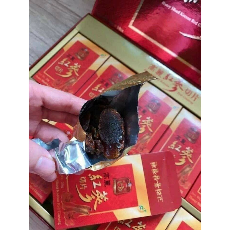 Hồng sâm lát tẩm mật ong Hàn Quốc SAMBOK 200g loại đặc biệt hồng sâm đỏ với mật ong tinh khiết