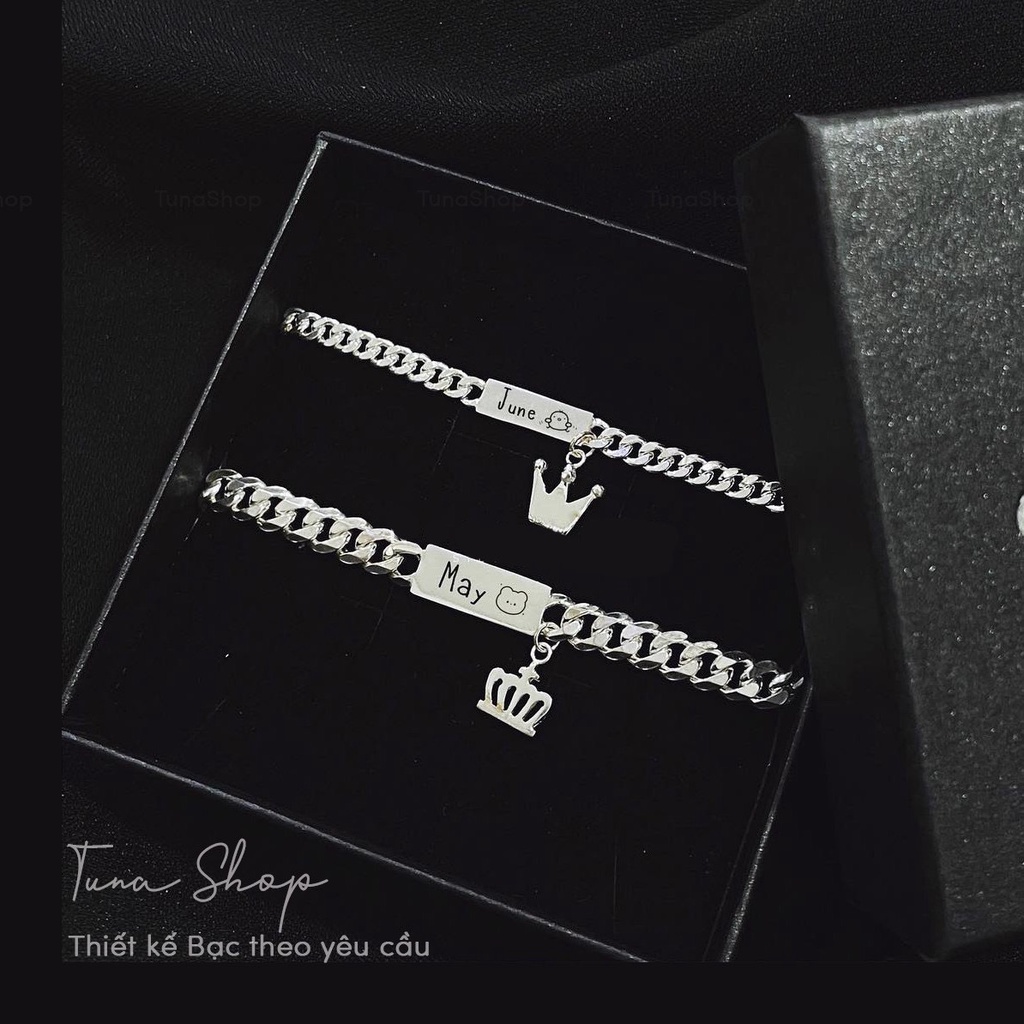 [HÀNG THIẾT KẾ] Vòng tay đôi Bạc [𝐊𝐡𝐚̆́𝐜 𝐭𝐡𝐞𝐨 𝐲𝐞̂𝐮 𝐜𝐚̂̀𝐮 ] Lắc đôi Bạc 999_ 𝐀̉𝐧𝐡 + 𝐕𝐢𝐝𝐞𝐨 𝐭𝐡𝐚̣̂𝐭 _ TUNASHOP SILVER
