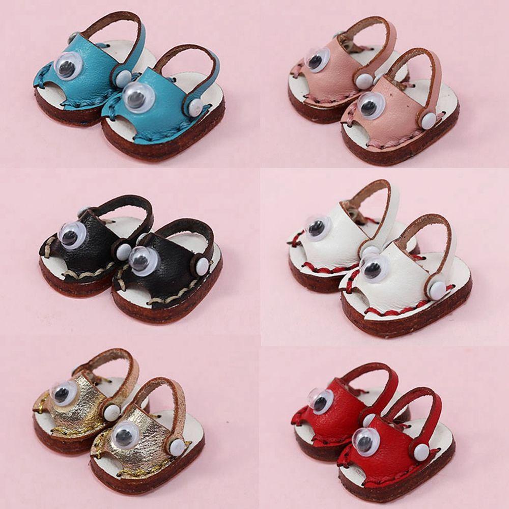 Giày Búp Bê Da Bò Dễ Thương Tỉ Lệ 1 / 12BJD 1 / 11 OB11