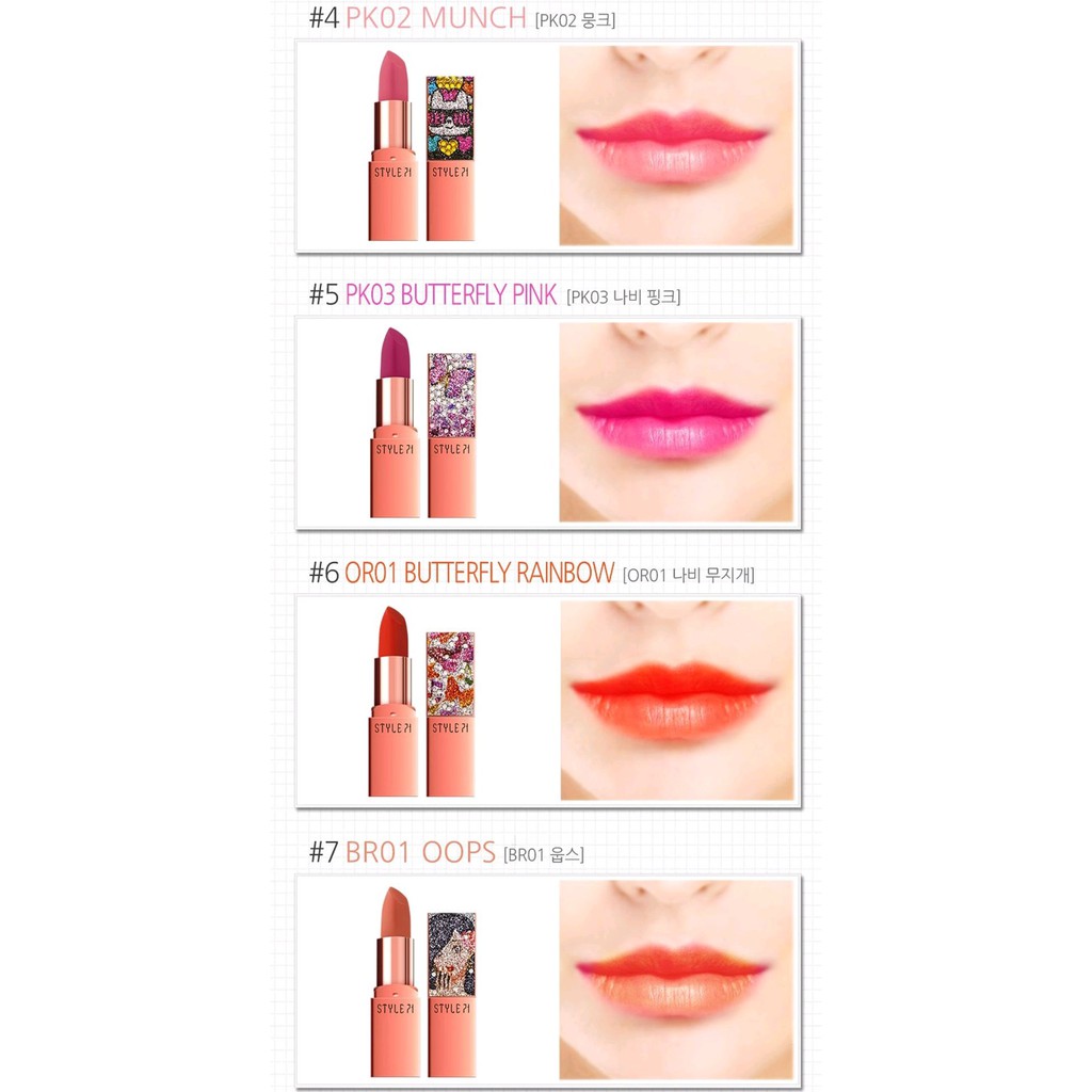 SON LÌ STYLE 71 RETRO MATTE LIPSTICK CHÍNH HÃNG - 2962