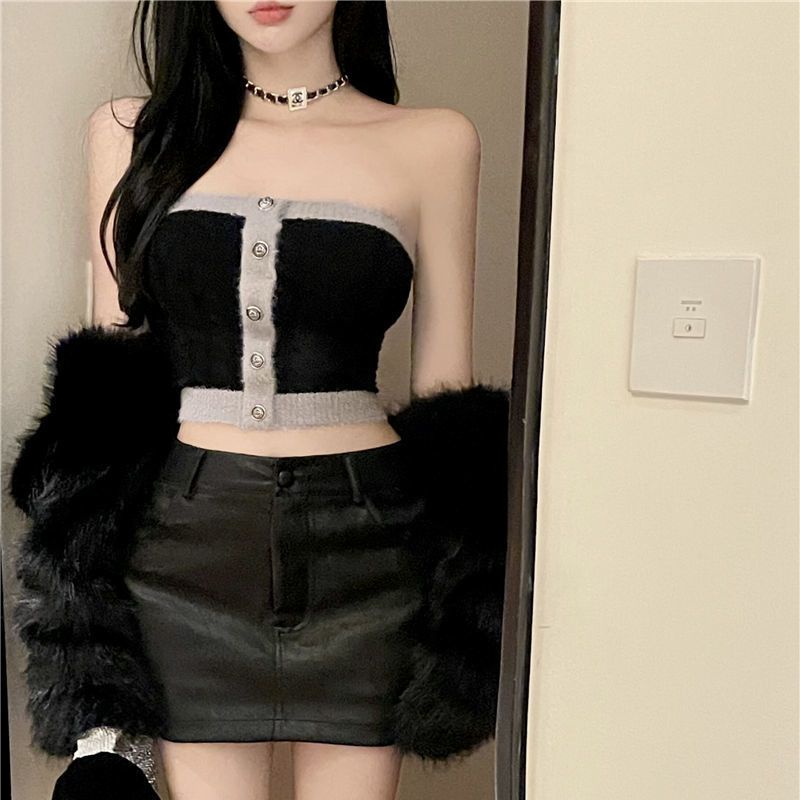 Áo Ống Dáng Ôm Phong Cách Hàn Quốc Thời Trang Mùa Hè Quyến Rũ Cho Nữ