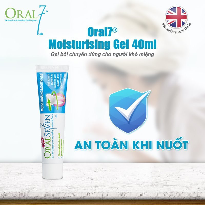 Gel bôi cao cấp dành cho người khô miệng, nước bọt nhân tạo hỗ trợ cân bằng hệ sinh thái trong miệng Oral7