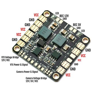 [HCM] – Mạch chia nguồn Power Distribution Board (PDB) Matek Systems có BEC 5V & 12V cho Quadcopter