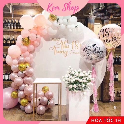 Bóng Jumbo Trong Suốt Khổng Lồ Size 90cm Trang Trí Tiệc Sinh Nhật Party - K139