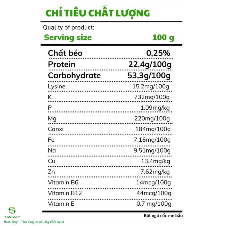 Ngũ cốc mẹ bầu Pregnlife, ngũ cốc Lolifood – Hũ 500G