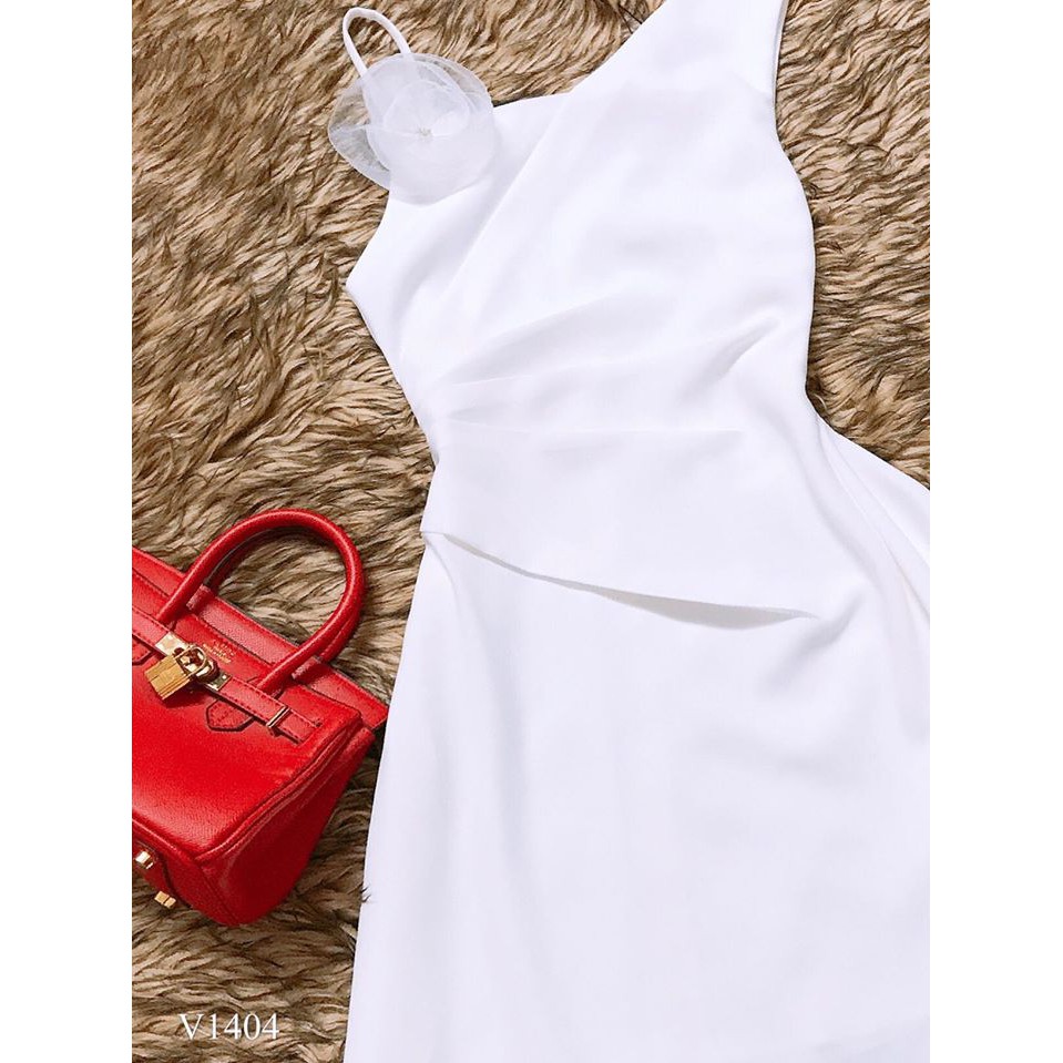 [Nhập WAMAR931 giảm ngay 15k]Đầm trắng lệch vai umi lụa hàng thiết kế V1404_Zin Boutique [Kèm ảnh thật] | BigBuy360 - bigbuy360.vn