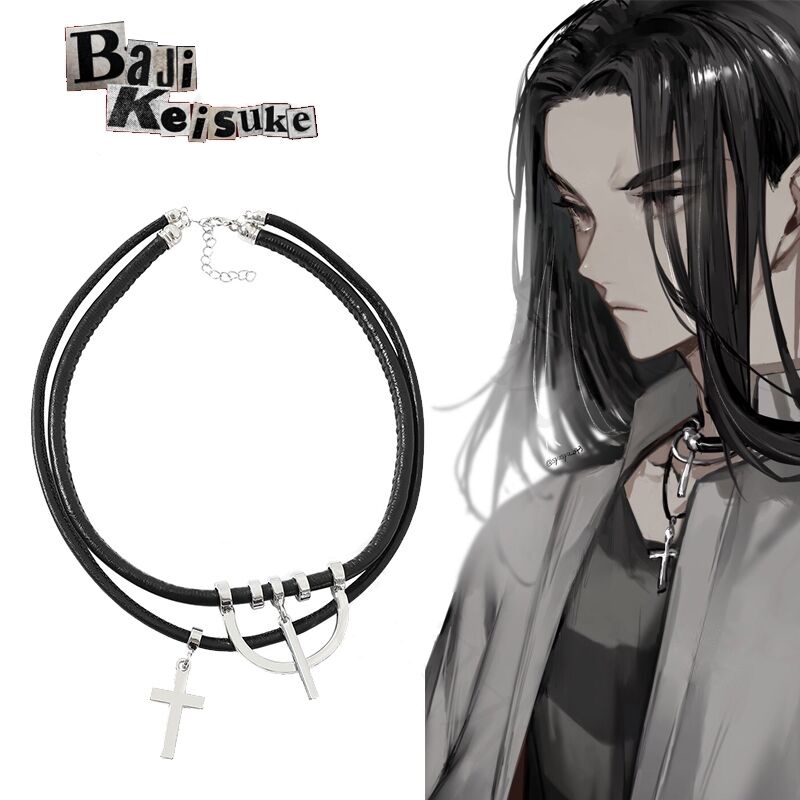 Vòng Cổ Choker Mặt Thánh Giá Phong Cách Punk