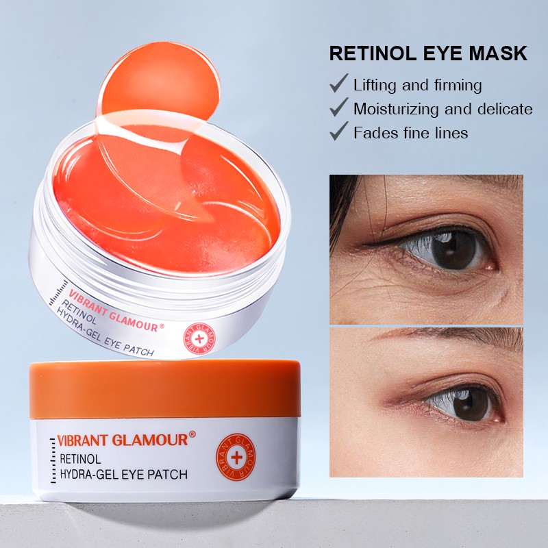 Set 30 cặp mặt nạ mắt Retinol Hydra-Gel Vibrant Glamour Collagen Hyaluronic Acid dưỡng ẩm chống lão hóa xóa quầng thâm | BigBuy360 - bigbuy360.vn