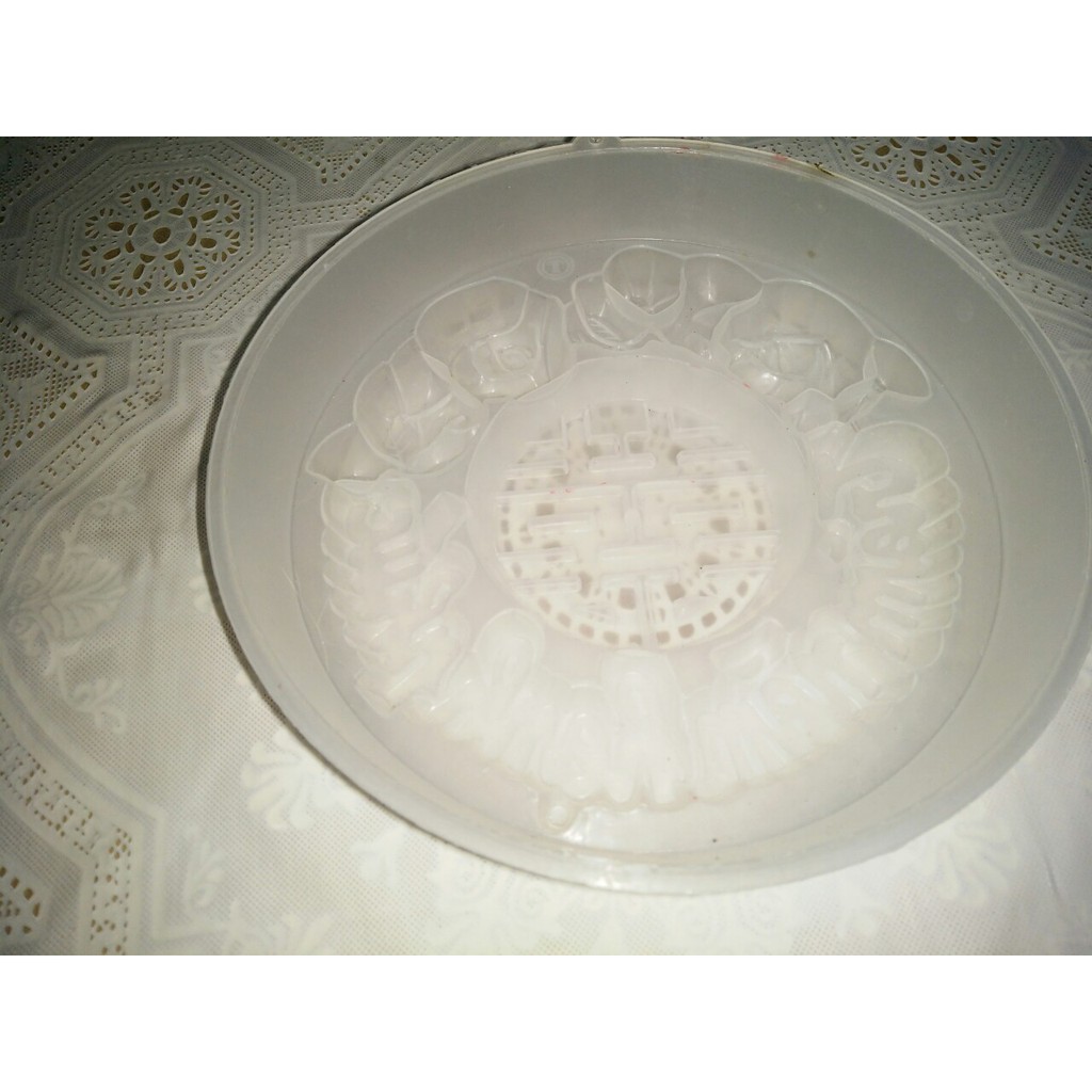 Khuôn rau câu chữ Song Hỷ, Trăm Năm Hạnh Phúc 18.5cm.