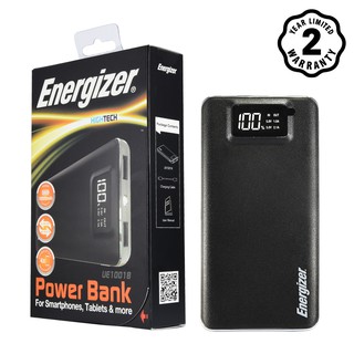Pin sạc dự phòng Energizer 10,000mAh Li-Po 2 Output - UE10018