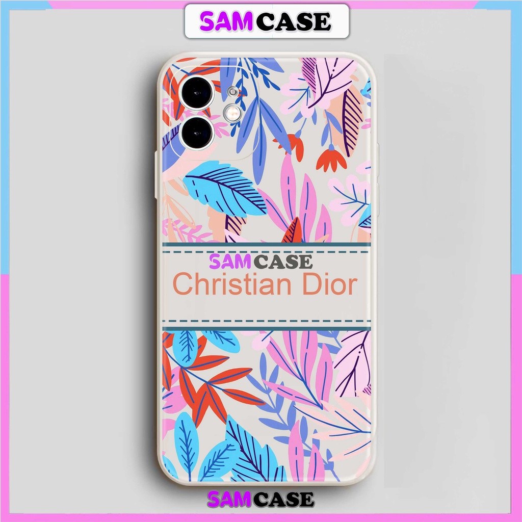 Ốp lưng iPhone Dior cạnh viền vuông silicon dẻo cho iphone 6/6s/7/8/X/XS/XR/11/12/13/14 Pro Plus Max dễ thương đẹp