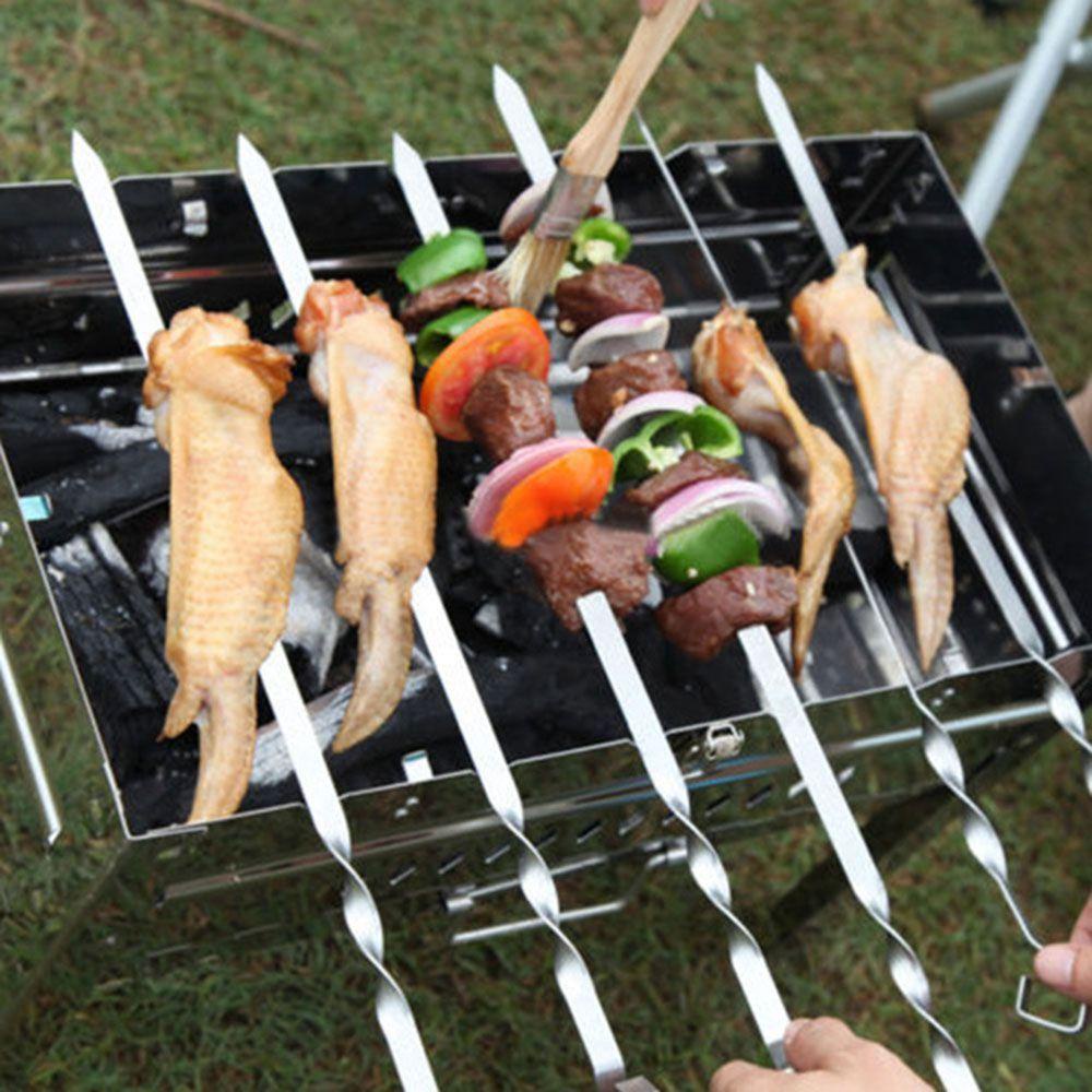 LLOYD Xiên Nướng Thịt BBQ Đầu Phẳng Sáng Tạo