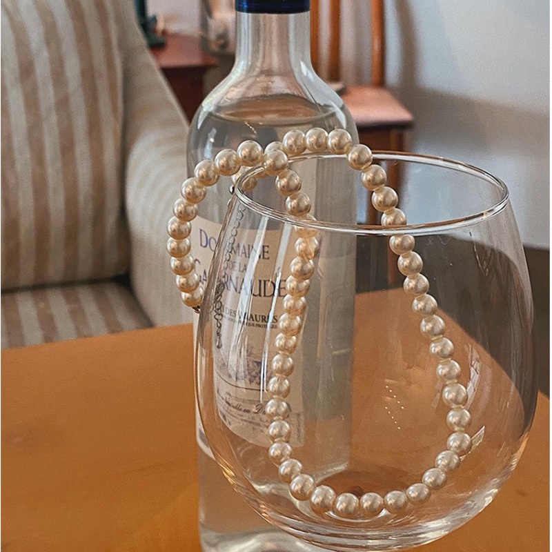 Vòng cổ Ngọc Trai Phong Cách Hàn Quốc Sang Trọng